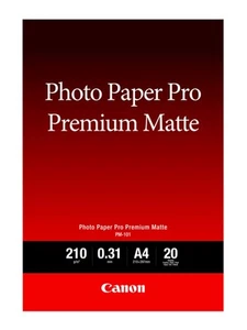 Canon 8657B005 Pro Premium PM-101 - Smooth Matte Photo Paper - 310 Micron A4 (21 - Picture 1 of 1