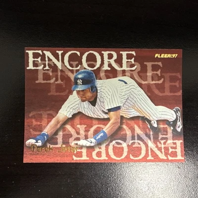 1997 Fleer - Encore Derek Jeter #703 HOF Yankees - Image 1 of 2