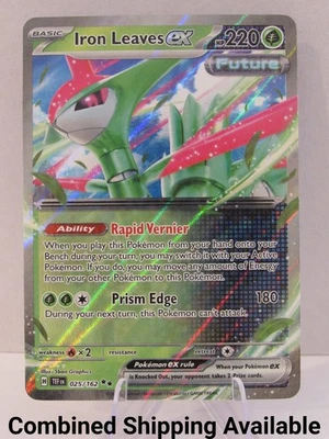 Iron Leaves ex - 025/162 SV05: Temporal Forces NM Holo English 17054 - Image 1 of 2