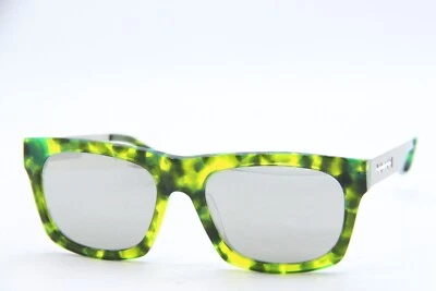NUEVAS GAFAS DE SOL ALEXANDER MCQUEEN MCQ 0018/S RL3SS VERDE PLATA AUTÉNTICAS 54-18 Foto 1 de 4
