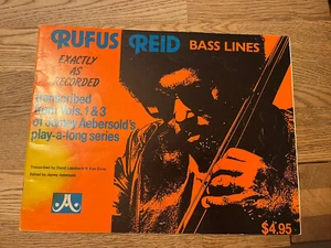Rufus Reid Bass Lines Exactly as recorded, Tab Book - Picture 1 of 4