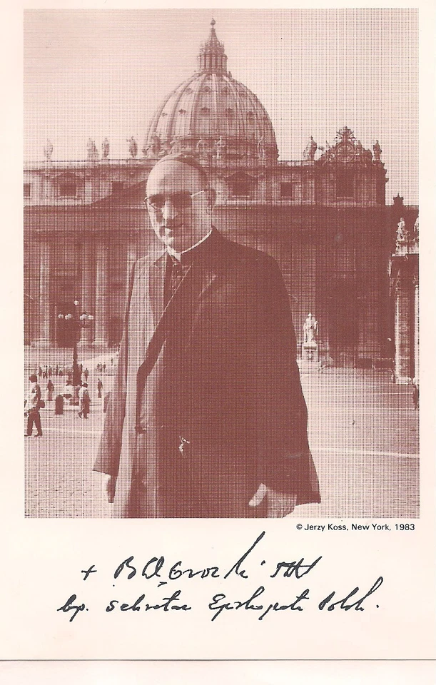 Autogramm Bronislw Dabrowaski Erzbischof Kath. Kirche Polen - Bild 1 von 1