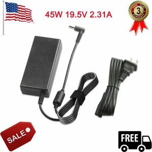 NEW! For HP 45W blue tip laptop AC Adapter Power Supply charger 19.5V 741727-001 - Picture 1 of 14