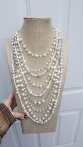 Paparazzi Zi Collection 2020🔥LeCricia Silver Pearl Statement Necklace Set🔥NWT