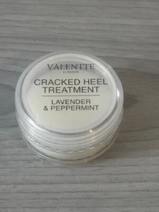 New Valentte Cracked Heel Treatment Lavender & Peppermint Cream Balm Travel Size - Picture 1 of 3