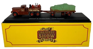 Remolque Atlas 1:76 Diamond T y lienzo Charles Thurston's NUEVO EN CAJA ABIERTA - Imagen 1 de 5