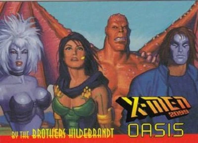  X MEN  2099 OASIS BOX TOPPER  CARD BY  FLEER / SKYBOX 1997  UN NUMBERED - Image 1 of 2