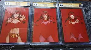 AVENGERS #56 CGC SS 9.8 SCARLET WITCH JOHN TYLER CHRISTOPHER SET OF 3 IN HAND - Picture 1 of 4