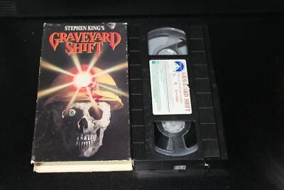 Graveyard Shift Stephen King VHS Cassette Tape Horror Vintage Blockbuster Video - Image 1 of 4