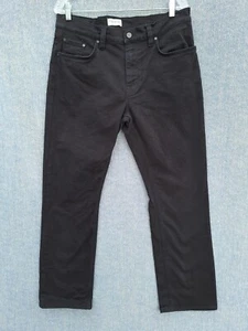 TECOVAS Jeans Mens 34X30 5-Pocket Denim Pant Western Wear Cowboy Straight Black - Picture 1 of 11