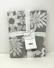 New Pottery Barn Floral Lana Cotton Shower Curtain - Gray White