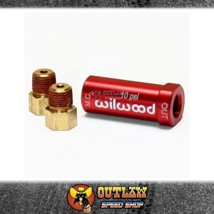 WILWOOD RESIDUAL BRAKE PRESSURE VALVE WITH FITTINGS 10 PSI - WIL26013784 - Picture 1 of 1