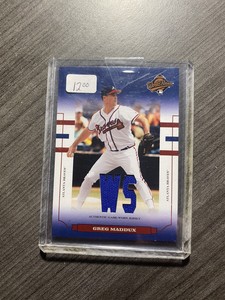 2004 Donruss Playoff World Series Greg Maddux Game-Used Relic /95