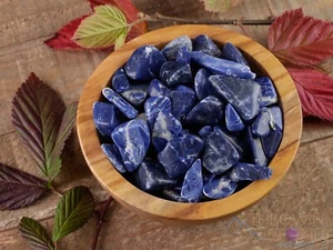 SODALITE Tumbled Healing Crystals and Stones, Self Care, Unique Gift, E0028 - Picture 1 of 8