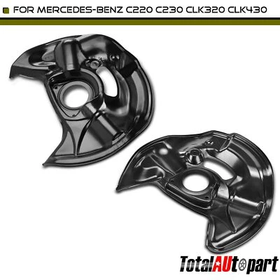 2x Brake Dust Shield for Mercedes-Benz C220 95-96 C230 C280 Front Left & Right - Image 1 of 4