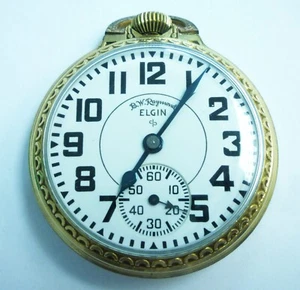 Vintage 1951 Elgin B.W. Raymond Pocket Watch 21j 16s Runs Fine Grade 571 - Picture 1 of 7