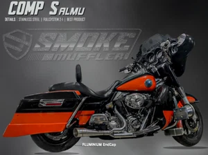 Exhaust Custom Harley-Davidson Ultra Classic 2 INTO 1 1999-2017 Full System - Picture 1 of 5