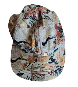 Kiriko Maru Obi 6 Panel Cap Hat Bird One Size USA - Picture 1 of 5