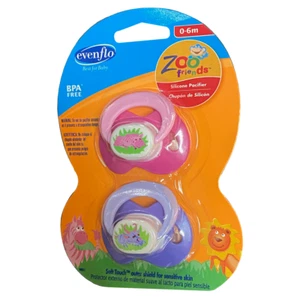 Chupete de silicona Evenflo Zoo Friends 0-6m 6480511 - Imagen 1 de 4