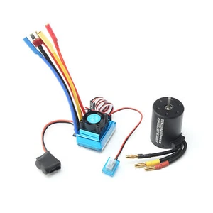 3650 Brushless Motor 3100KV mit 60A Brushless für 1/8 1/10 Auto I7C7 - Bild 1 von 8