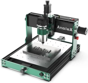 AnoleX CNC Router Machine 3030-Evo MAX, All-Metal XYZ Axis Dual Steel Linear Gui - Picture 1 of 8