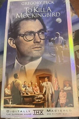 Gregory Peck In To Kill a Mockingbird Movie (VHS, 1998, Widescreen) New & Sealed - Image 1 of 2