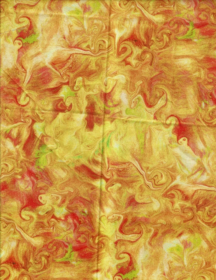 Yellow Texture Print by QT Fabrics Ocllo Mason Blender Fabric  OOP 1 Fat Quarter - Image 1 of 1