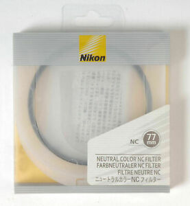 Nikon NC Neutral Color filter protection UV 77mm accessory   New