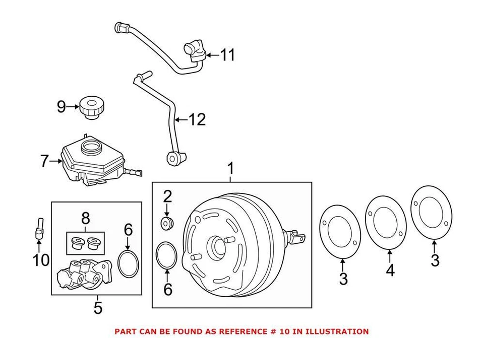 Genuine OEM Brake Fluid Level Switch For BMW 228i 228i Gran Coupe 228i xDrive - Image 1 of 1