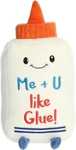 Aurora - JUST SAYIN' - 11" Me + U Like Glue Witty Stuffed Animal - Picture 1 of 5