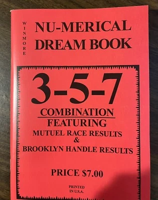 NU-MERICAL 3-5-7 Dream Book