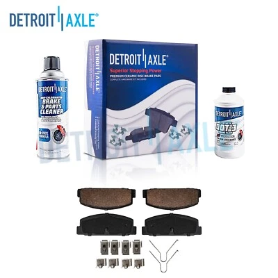 Pastillas de freno de cerámica de disco trasero + herrajes para Mazda RX-7 1993 1994 1995 kit de frenos Foto 1 de 4