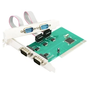 2 Interfaces PCIe Serial and Parallel Port Card IEEE1284 Controller for PC - Picture 1 of 8