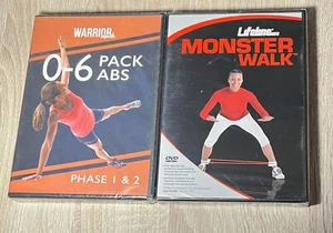 0-6 Pack Abs by Tyler Bramlett & Lifelineusa Monster Walk (2 DVDs, New) - Picture 1 of 2