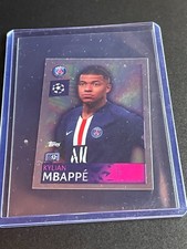 2019-20 Topps UEFA Champions League FOIL Sticker KYLIAN MBAPPE #367 PSG FRANCE