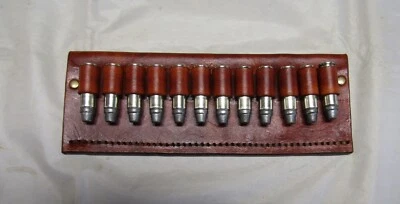 HANDMADE-CHM Cartridge Belt Slide for 38 Special/357 Magnum, 12 Round Capacity