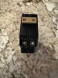 290 2-poliger 90-Amp Leitungsschutzschalter, Typ 3/4 Zoll aufsteckbarer Formgehäuseschutzschalter - Bild 1 von 3