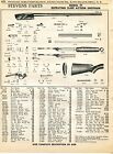 1958 Print Ad Of Stevens Model 77 Repeating Slide Action Shotgun Parts List
