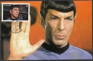 CANADA # 2920.5 - STAR TREK 50TH ANN - SPOCK MAXIMUM CARD III - Picture 1 of 1
