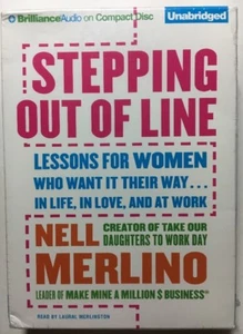 Stepping Out of Line : Lessons For Women by Nell Merlino Audiobook 5 CD's - Picture 1 of 2