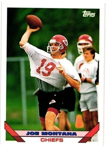 1993 Topps #200 Joe Montana Kansas City Chiefs - Photo 1/2