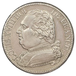 France - Louis XVIII - 5 francs 1815 I Limoges - SUP - argent - F.308/20 Gad.591 - Imagen 1 de 2