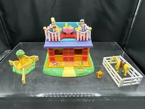 Vintage Bluebird Polly Pocket, Pony Ride Action Park, 1998, Incs Figs, Horse Etc - Picture 1 of 20