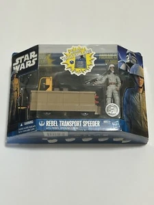 2009 Star Wars TCW 3,75" TRU Rebel Transport Speeder con personaggio equipaggio di terra nuovo - Foto 1 di 4