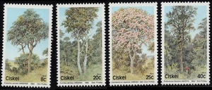 Stamps Ciskei 1983 Flora Trees Sc#46_49 MNH - Picture 1 of 2