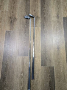 Ping Zing Sand Wedge & 2 Iron Lot Black Dot KT-M Steel Shaft  - Picture 1 of 10