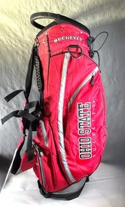Ohio State Buckeyes 14 Way Golf Bag Fairway Cart Stand - NO RAIN HOOD -USED READ - Picture 1 of 21