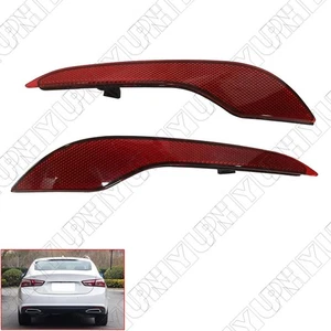 2 Set Car Left & Right Rear Bumper Reflector Red For Chevrolet Malibu 2019-2021 - Picture 1 of 6