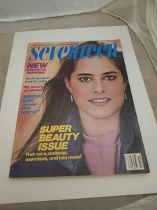 Vintage 80's October 1980 Seventeen magazine fashion ads hairstyles make up - Foto 1 di 4
