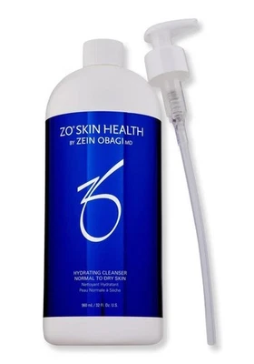 Zo Skin Health Hydrating Cleanser + WITH PUMP ( 32 fl.oz / 960 ml ) Exp 05/27 - Image 1 of 2